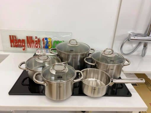 Bộ Xoong Nồi Fissler Korfu Gồm Có 5 Chiếc