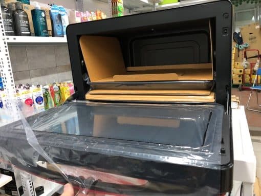 Lò vi sóng hitachi mro-ss8 r đối lưu với nướng bù ẩm