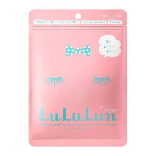 Mặt nạ lululun 7 ngày màu hồng dưỡng ẩm và dưỡng trắng da