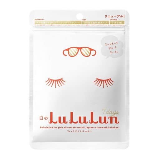 Mặt nạ lululun 7 ngày màu trắng dưỡng trắng da toàn diện