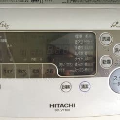 Máy Giặt Hitachi Bd-V1100L Giặt 9Kg Sấy 6Kg, Inverter Chuyển Động Trực Tiếp, Có Nano Titanlum, Dps Chống Rối