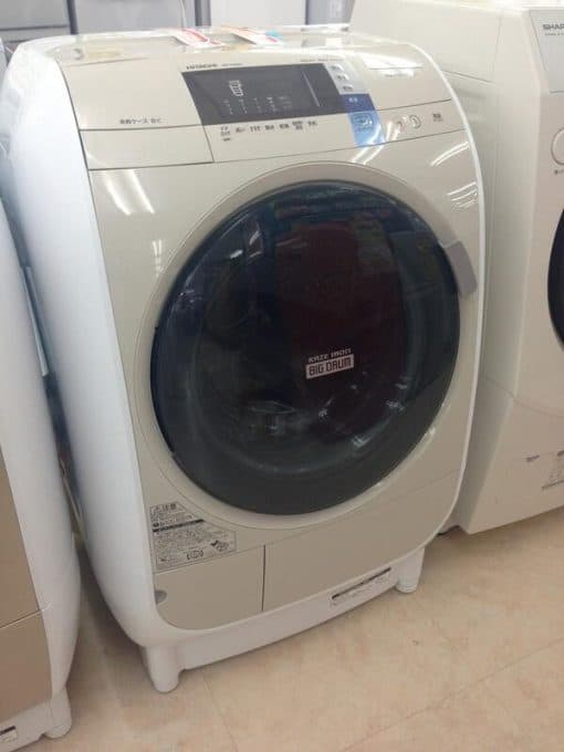 Máy giặt hitachi bd-v3600l lồng nghiêng có sấy, giặt 9kg và sấy khô 6kg
