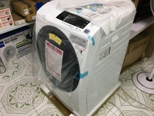 Máy giặt lồng nghiêng có sấy hitahchi bd-s3800 giặt 10 kg sấy 6kg