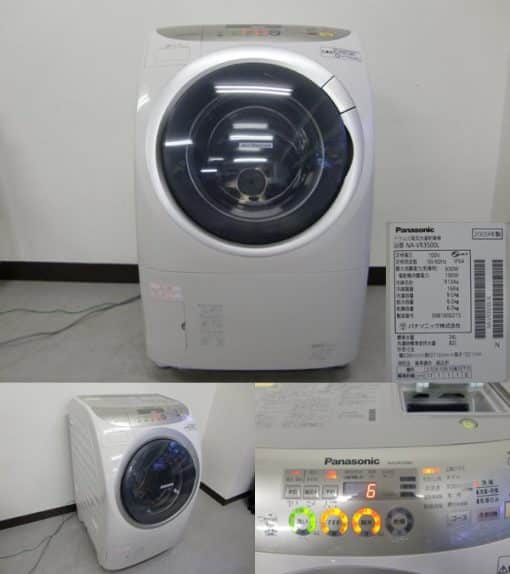Máy giặt panasonic na-vr3500l sấy bằng block 6kg và giặt 9kg, công nghệ giặt jet dancing