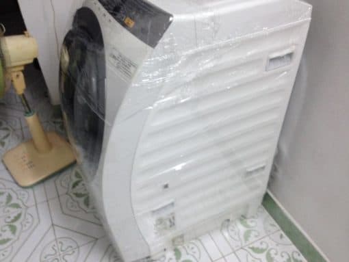 Máy giặt panasonic na-vr3600l sấy bơm nhiệt bằng block, giặt 9kg sấy 6kg inverter, có econavi