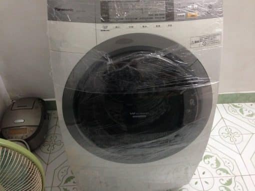 Máy giặt panasonic na-vr3600l sấy bơm nhiệt bằng block, giặt 9kg sấy 6kg inverter, có econavi