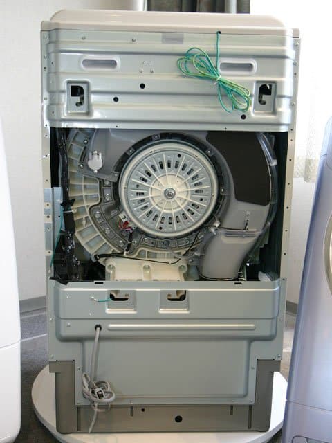Máy giặt Toshiba TW-2500VC(S) giặt 9kg, sấy 6 cân hai chiều nóng và lạnh bằng Block, dẫn động trực tiếp