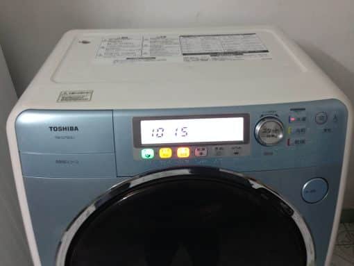 Máy giặt toshiba tw-q700(l) dẫn động trực tiếp inverter, giặt 9kg và sấy 6kg bằng block