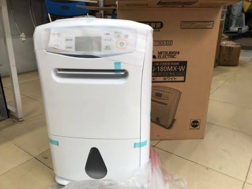Máy hút ẩm mitsubishi mj-180mx-w với công suất 18l/ngày