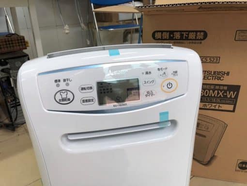 Máy hút ẩm mitsubishi mj-180mx-w với công suất 18l/ngày