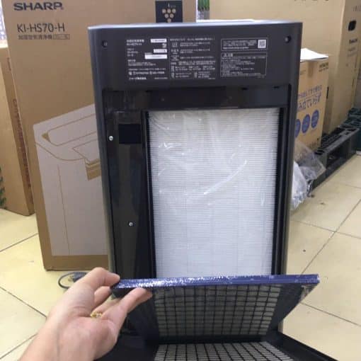 Máy lọc không khí sharp ki-hs70-h (màu nâu) chức năng cân bằng độ ẩm