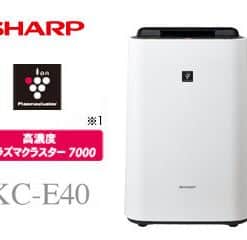 Máy Lọc Không Khí Sharp Kiêm Bù Ẩm Tạo Ion Plasma Khử Mùi Diệt Khuẩn Kc-E40-W