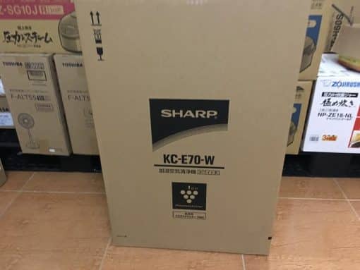 Máy Lọc Không Khí Sharp Kiêm Bù Ẩm Tạo Ion Plasma Khử Mùi Diệt Khuẩn Kc-E70-W