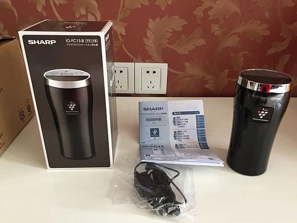 Máy phát ion và lọc không khí plasma SHARP IG-FC15 trên ÔTÔ
