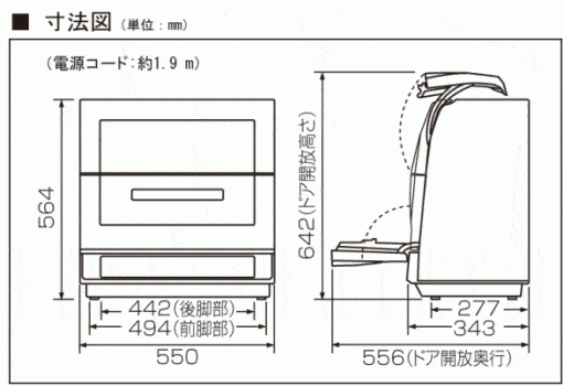 Máy Rửa Bát Panasonic Np-Tr6-W Cho 6 Người Ăn, Econavi, Rửa Bằng Nước Nóng Và Có Diệt Khuẩn