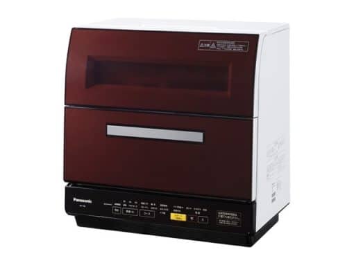 Máy rửa bát panasonic np-tr8-t (màu đỏ mận) có econavi khử mùi diệt khuẩn