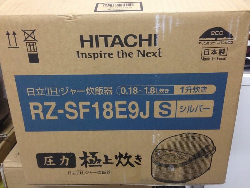 Nồi cơm điện Hitachi RZ-SF18E9J 1.8L cao tần IH có áp suất