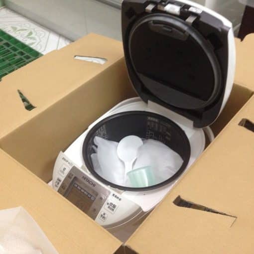 Nồi cơm điện hitachi rz-sx180j-w có áp suất màu trắng dung tích 1. 8l