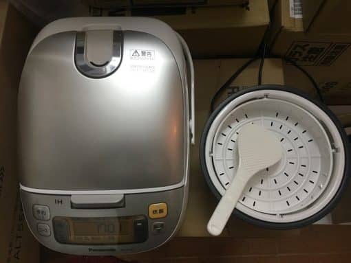 Nồi cơm điện panasonic sr-hc105-w cao tần ih 1,0l có xửng hấp