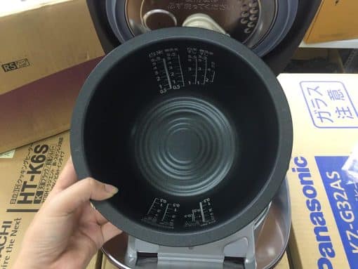 Nồi cơm điện toshiba rc-10vsm-rs (màu đỏ) chức năng cao tần ih và hút chân không