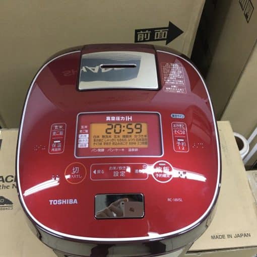 Nồi cơm điện toshiba rc-18vsl dung tích 1,8l có áp suất và hút chân không
