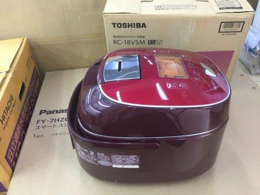 Nồi Cơm Toshiba Rc-18Vrl-Rs (Màu Đỏ) Dung Tích 1,8L Có Hút Chân Không