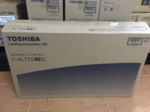 Quạt Điện Toshiba F-Alt55-W Với 7 Cánh 30Cm Siêu Êm Với Điều Khiển Từ Xa