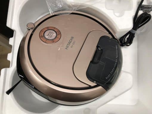 Robot lau nhà tự động hitachi rv-dx1 với thiết kế nhỏ gọn