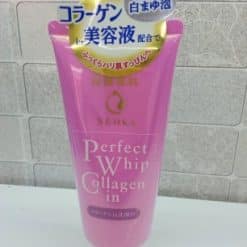 Sữa Rửa Mặt Tạo Bọt Perfect Whip Hồng Chứa Collagen Giảm Tàn Nhang Và Trắng Da