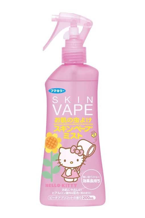 Thuốc xịt chống muỗi và côn trùng skin vape hương hoa đào