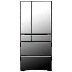 Tủ lạnh Hitachi R-WX6700G-X (đen gương) với 6 cửa có ngăn hút chân không