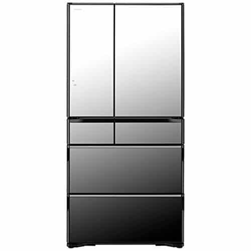 Tủ lạnh hitachi r-wx7400g-x (đen gương) với 6 cửa có ngăn hút chân không
