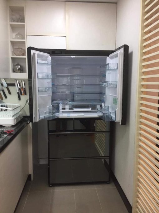 Tủ lạnh hitachi r-wx74k dung tích 735l gồm 6 cánh gương