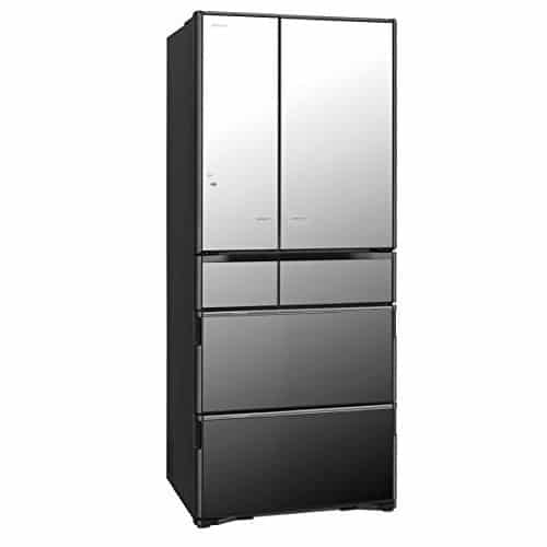 Tủ lạnh hitachi r-x6200f-x (đen gương) 6 cánh cửa điện có hút chân không
