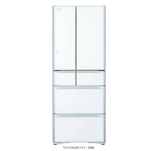 Tủ lạnh hitachi r-xg5600g với 6 cửa mặt gương và hút chân không