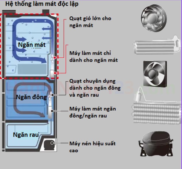 Tủ Lạnh Nội Địa Nhật Hitachi R-Hw62S