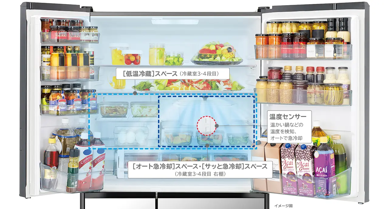 Tủ Lạnh Nội Địa Nhật Bản Hitachi R-Wxc74V