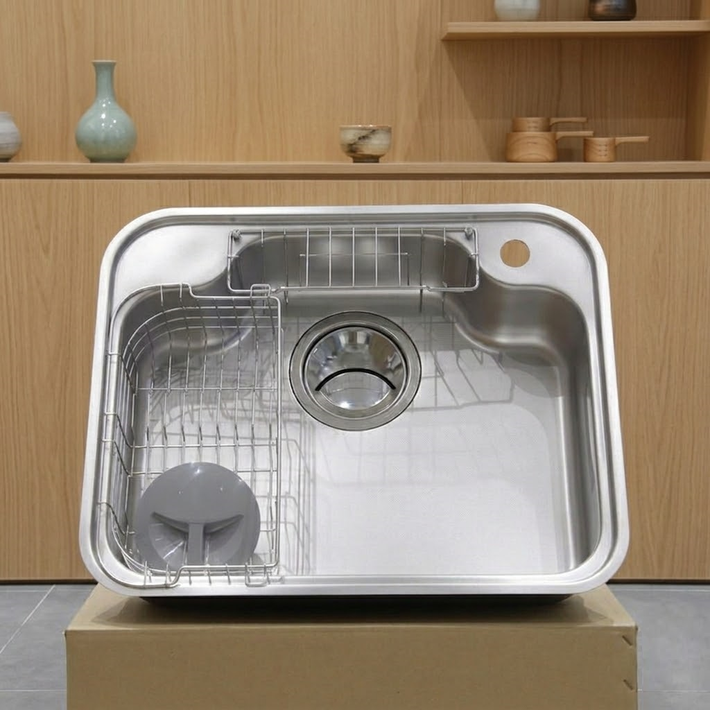 Chậu Rửa Bát Một Hố Shigeru Ik-K Fs Chậu Rửa Bát Một Hố Shigeru Ik-K Fs - Ảnh 2