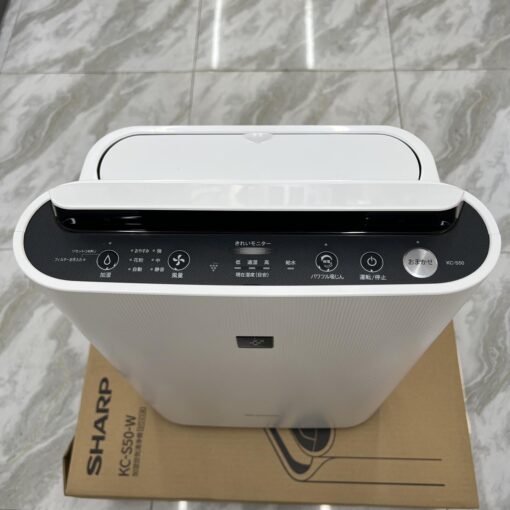 Máy Lọc Không Khí Sharp Kc-S50-W Có Bù Ẩm - Hình Ảnh 5