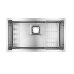 Chậu rửa bát một hố Shigeru JSM-K 2F FS trơn một ray trượt