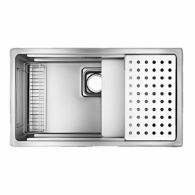 Jsm K 3F Fs - Chậu Rửa Bát Một Hố Shigeru Le Jsm–K 3F Fs Với 2 Ray Trượt