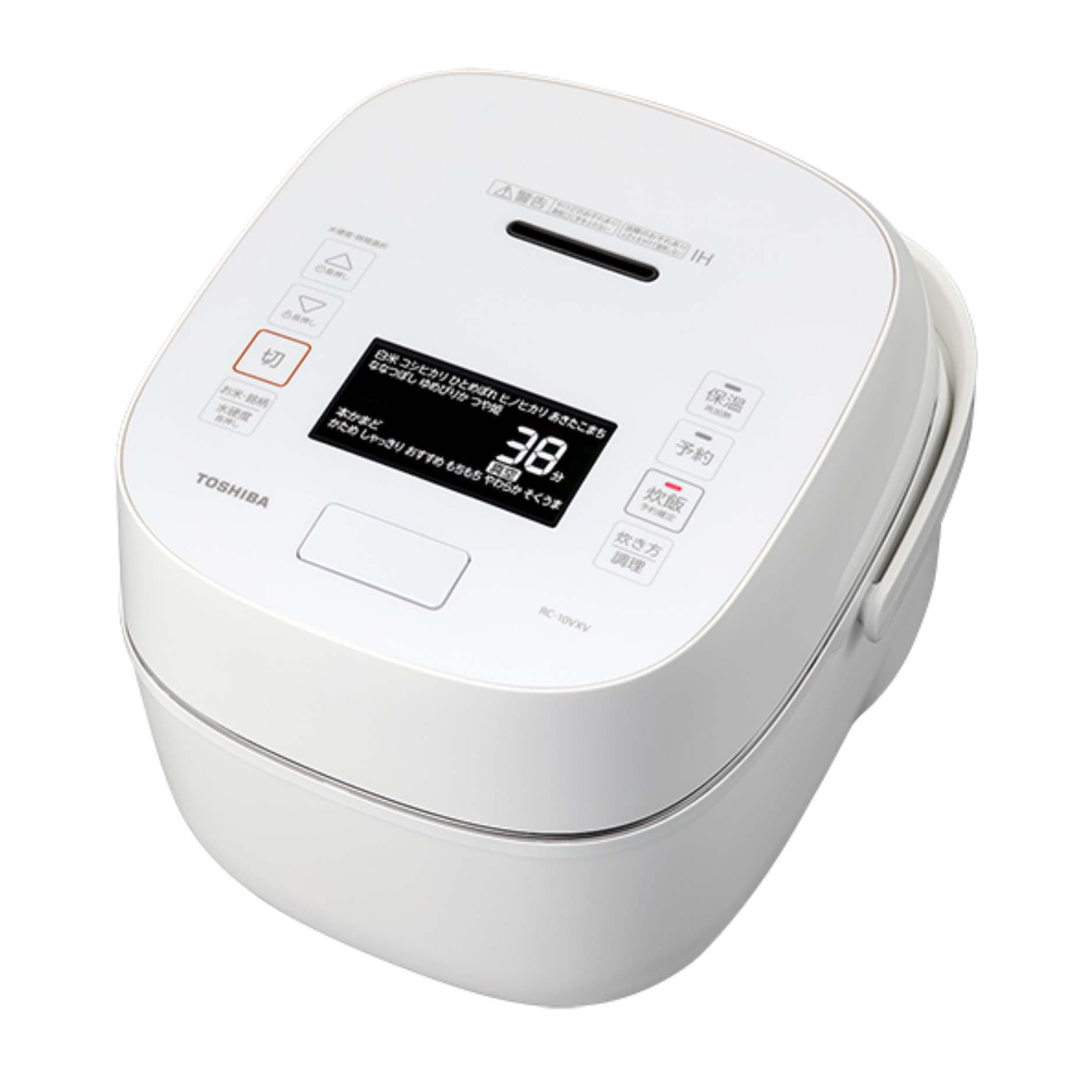 Nồi Cơm Toshiba Rc-18Vxv-W (Màu Trắng) Áp Suất Hút Chân Không Lõi Nồi 7Mm Nồi Cơm Toshiba Rc-18Vxv-W (Màu Trắng) Áp Suất Hút Chân Không Lõi Nồi 7Mm